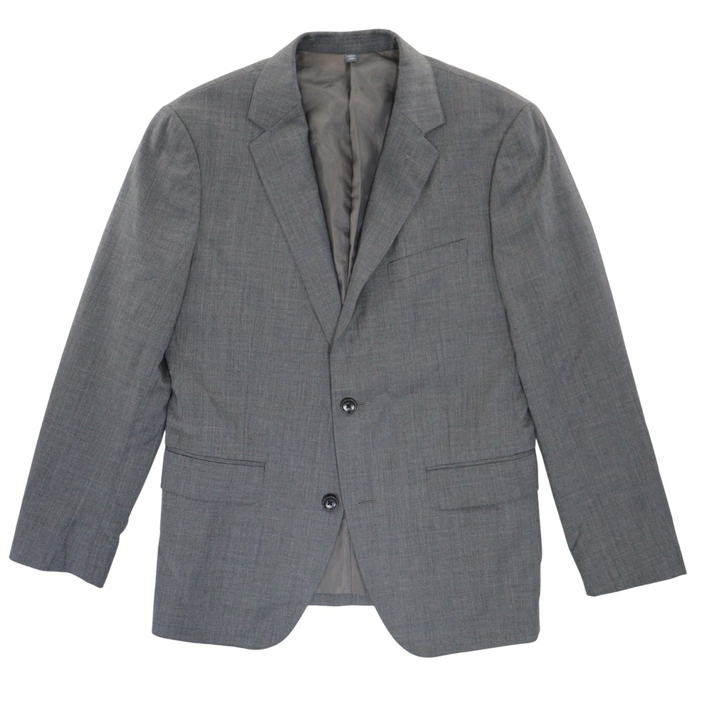 Bonobos Blazer Sport Coat Men 38S Slim Fit 2 Button Wool Lycra Suit Jacket Grey